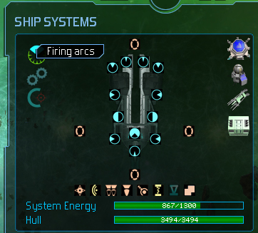 Poseidan firing arc