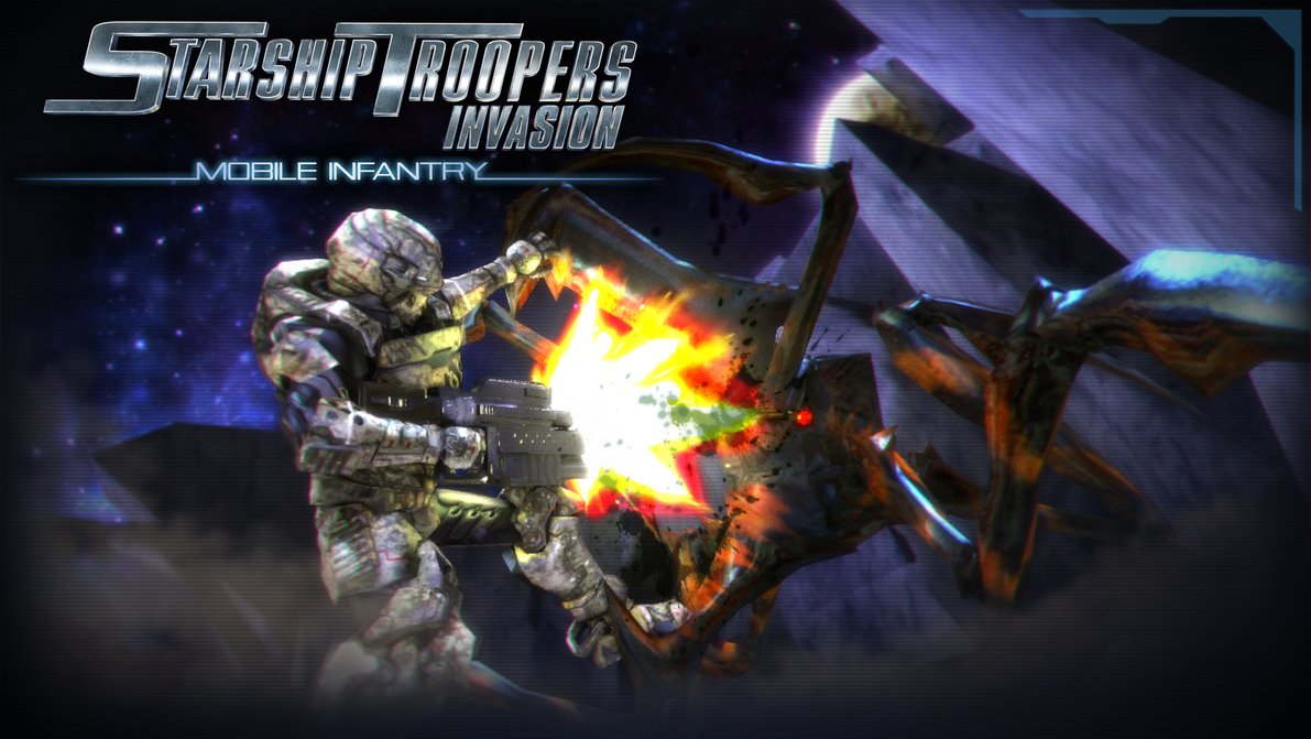 Get Wallpaper Starship Troopers Invasion Mobile Infantry Starship Troopers Desktop Wallpaper
