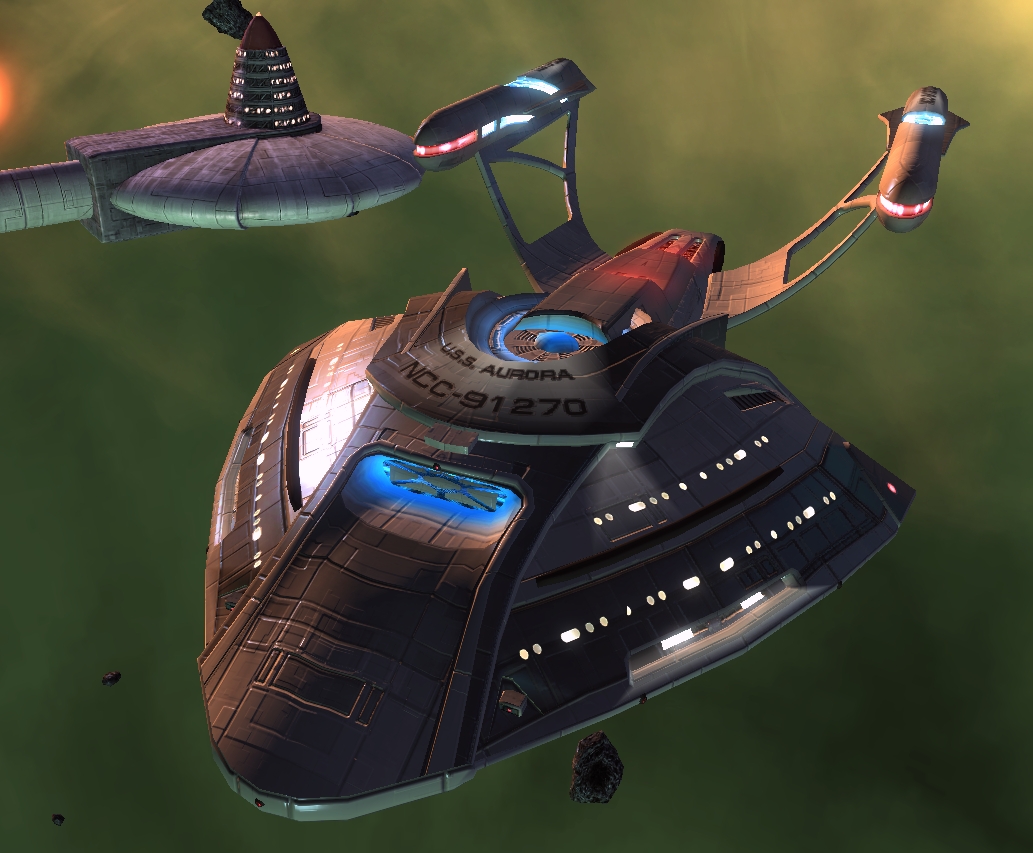 star trek aurora class