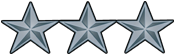 US o-9 rank pin