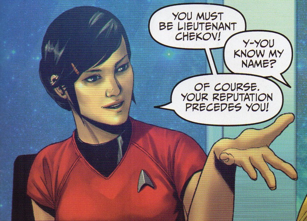 yuku sulu from the Star Trek: Ongoing comic book series.