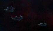 Three Swarm-class ships
