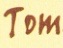 Почерк Тома