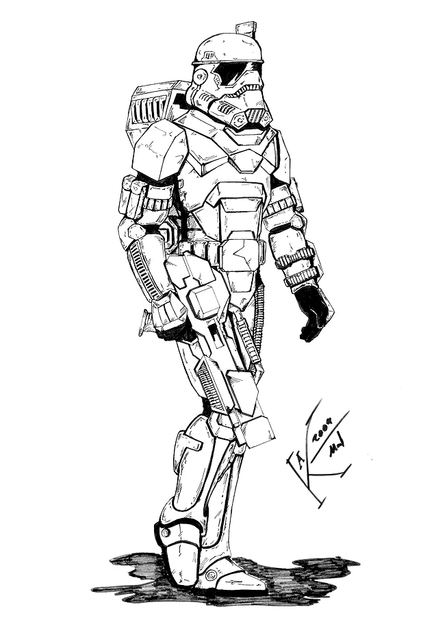 Crimson Empire Hazard Trooper | Star Wars: Exodus Visual Encyclopedia