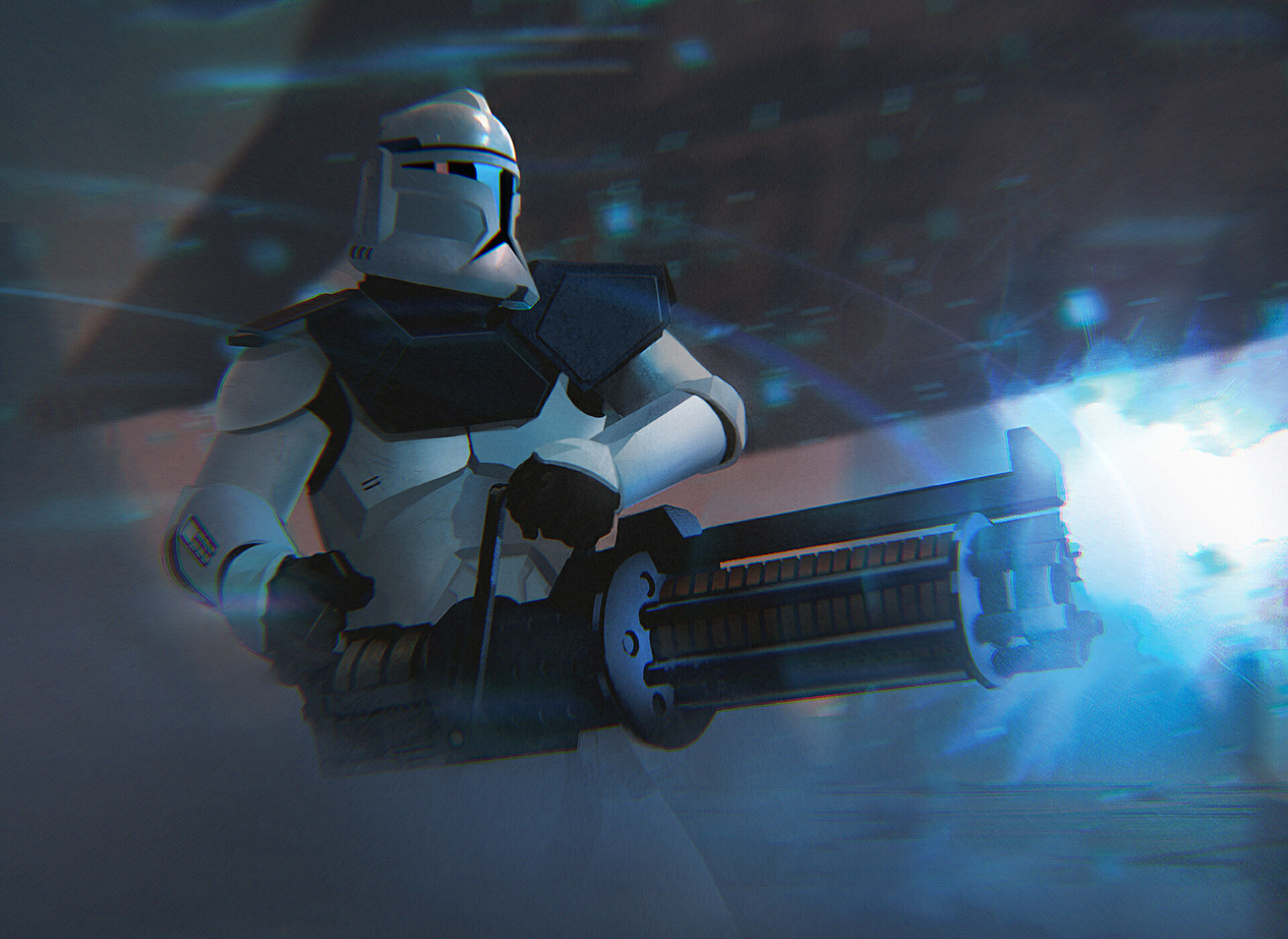 the mandalorian heavy gunner