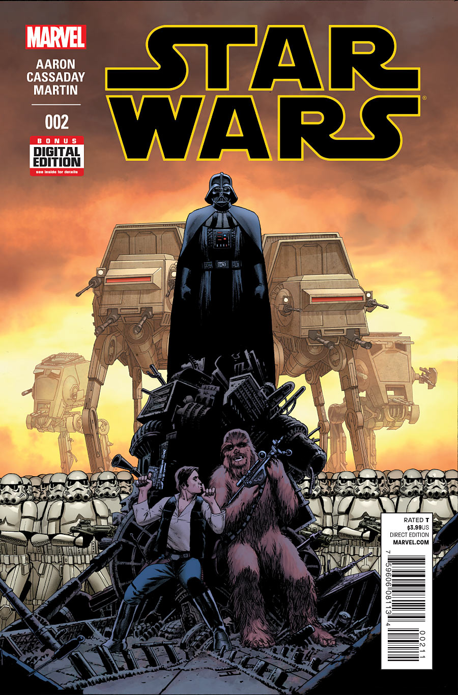 Kanan The Last Padawan #2 First Printing Marvel Star Wars Comic Book 2015