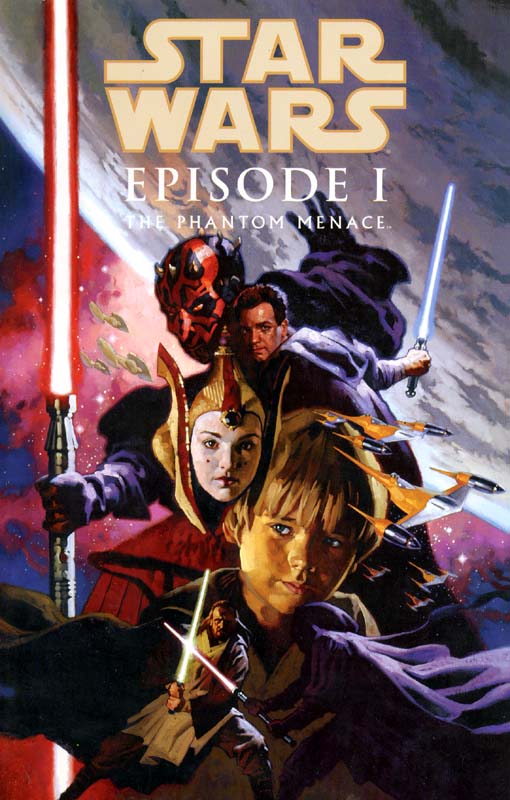 THE PHANTOM MENACE comic cover