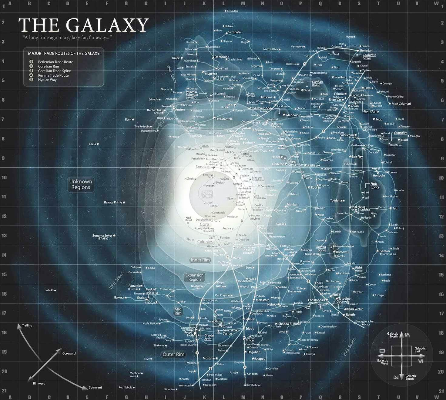 official star wars galactic map The Galaxy Wookieepedia Fandom official star wars galactic map