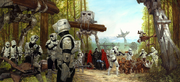 La costruzione del bunker di Endor