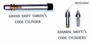 Alternate code cylinders