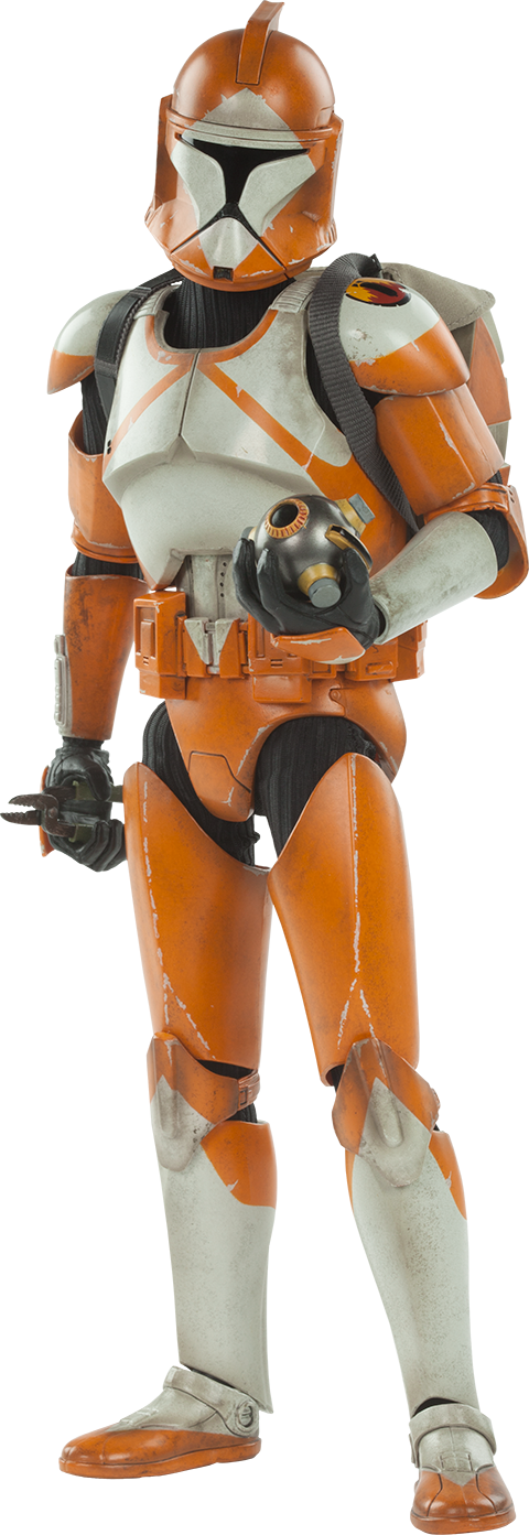 orange clone trooper