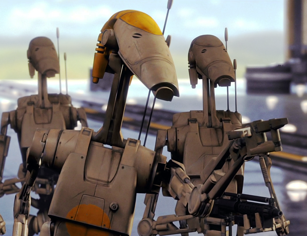 Unidentified OOM command battle droid (Naboo) | Wookieepedia | FANDOM