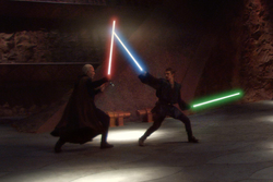 Anakin dual wielding