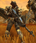 Gormak with rifle
