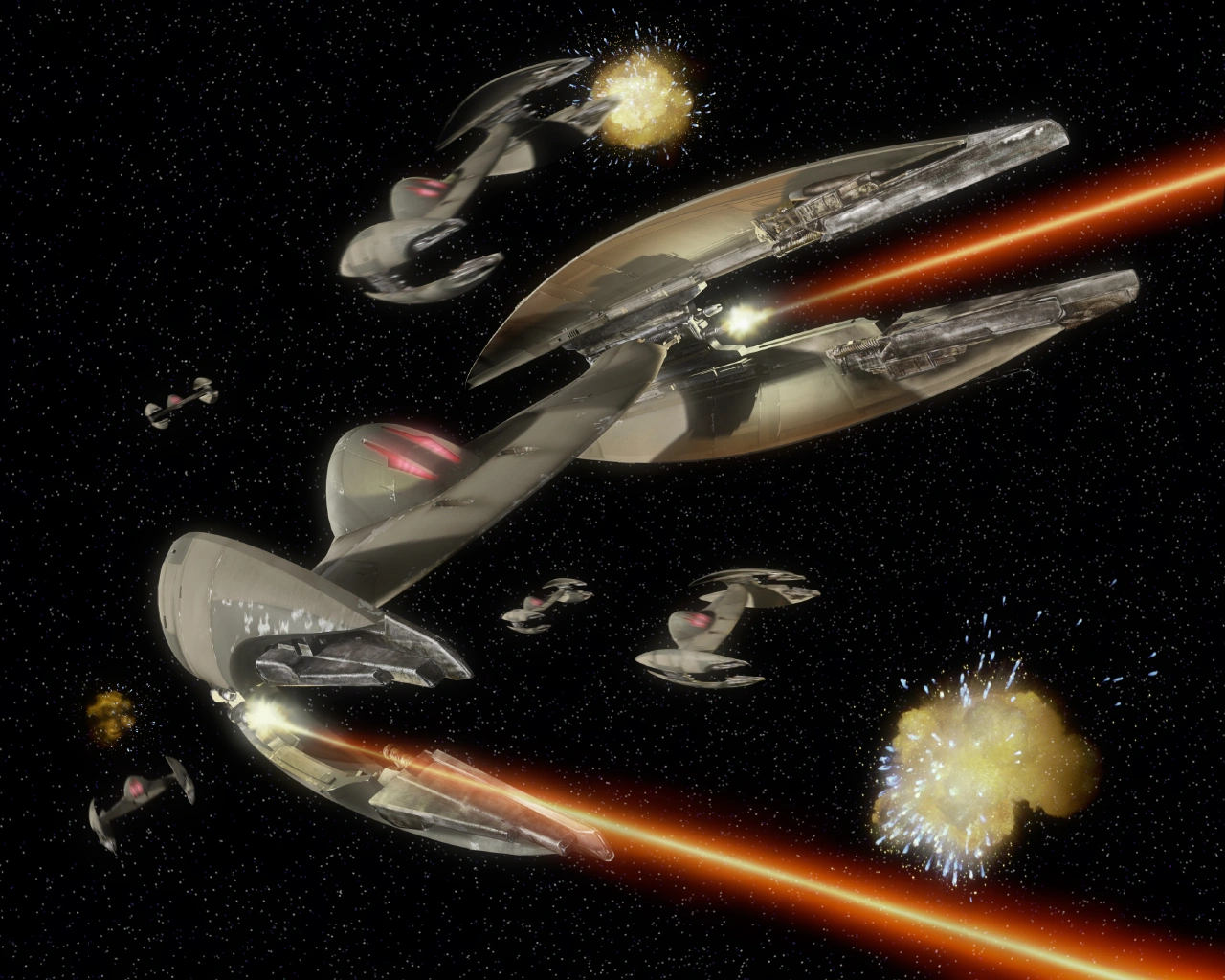 Image result for star wars gif trade federation starfighter