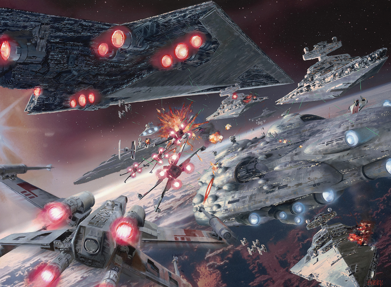 Resultado de imagen para star wars space battles pics