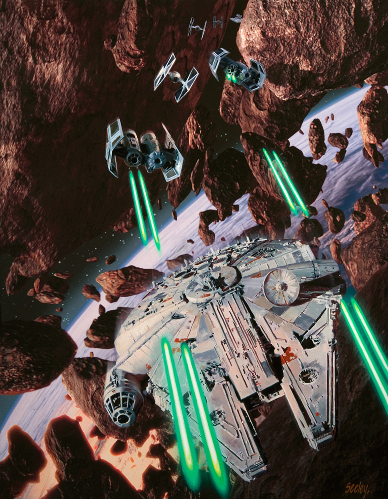 Star Wars CCG Dagobah Limited BB Rogue Asteroid Light Side
