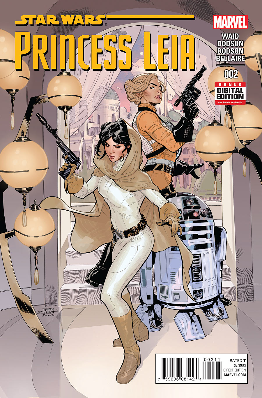 2015 Mark Waid Terry Dodson /& Rachel Dodson Star Wars Princess Leia No.2