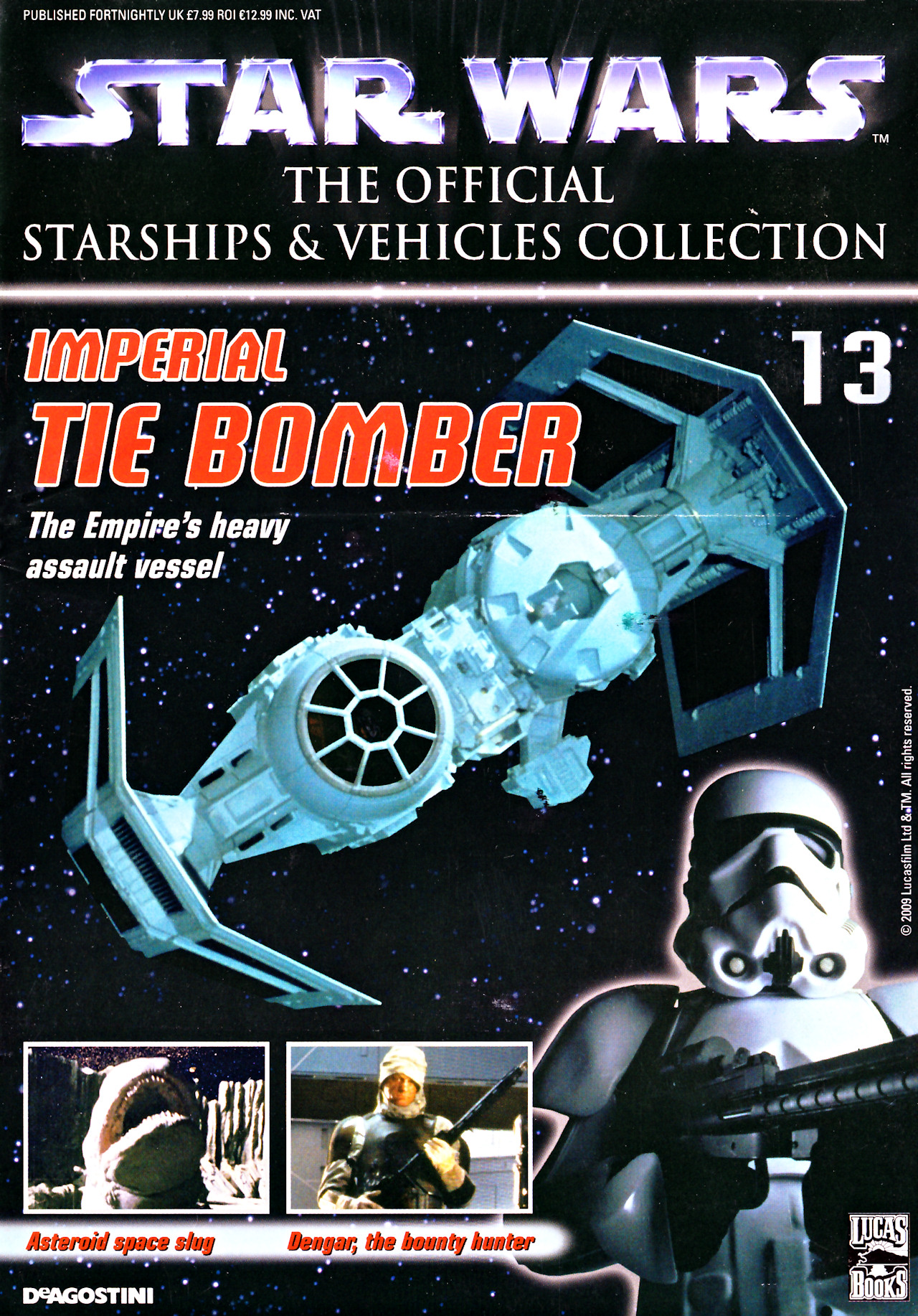 STAR WARS DEAGOSTINI STARSHIPS VEHICLES COLLECTION ISSUE 13 IMPERIAL TIE BOMBER
