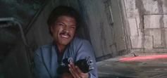 Lando covering fire