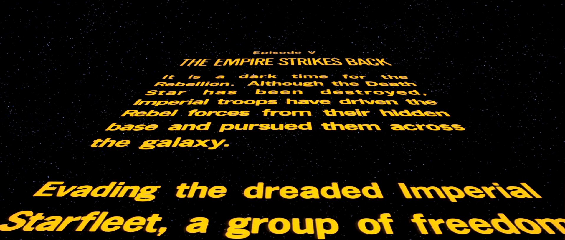 Opening crawl | Wookieepedia | FANDOM powered by Wikia