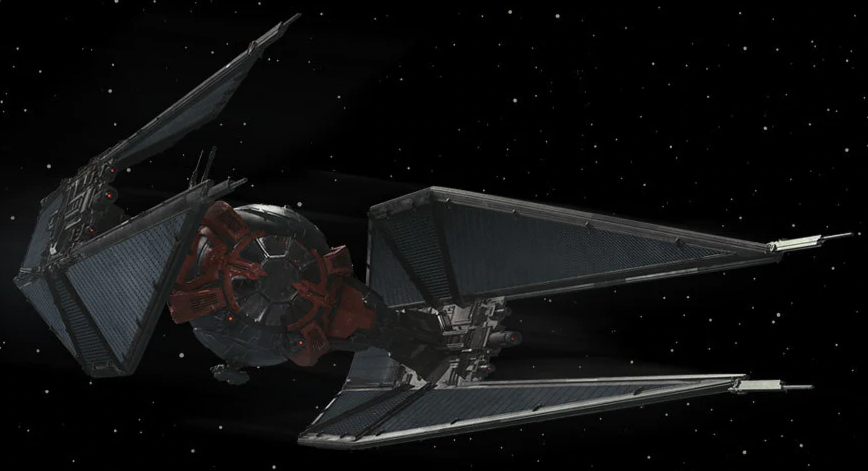 kylo ren bluex wing fighter