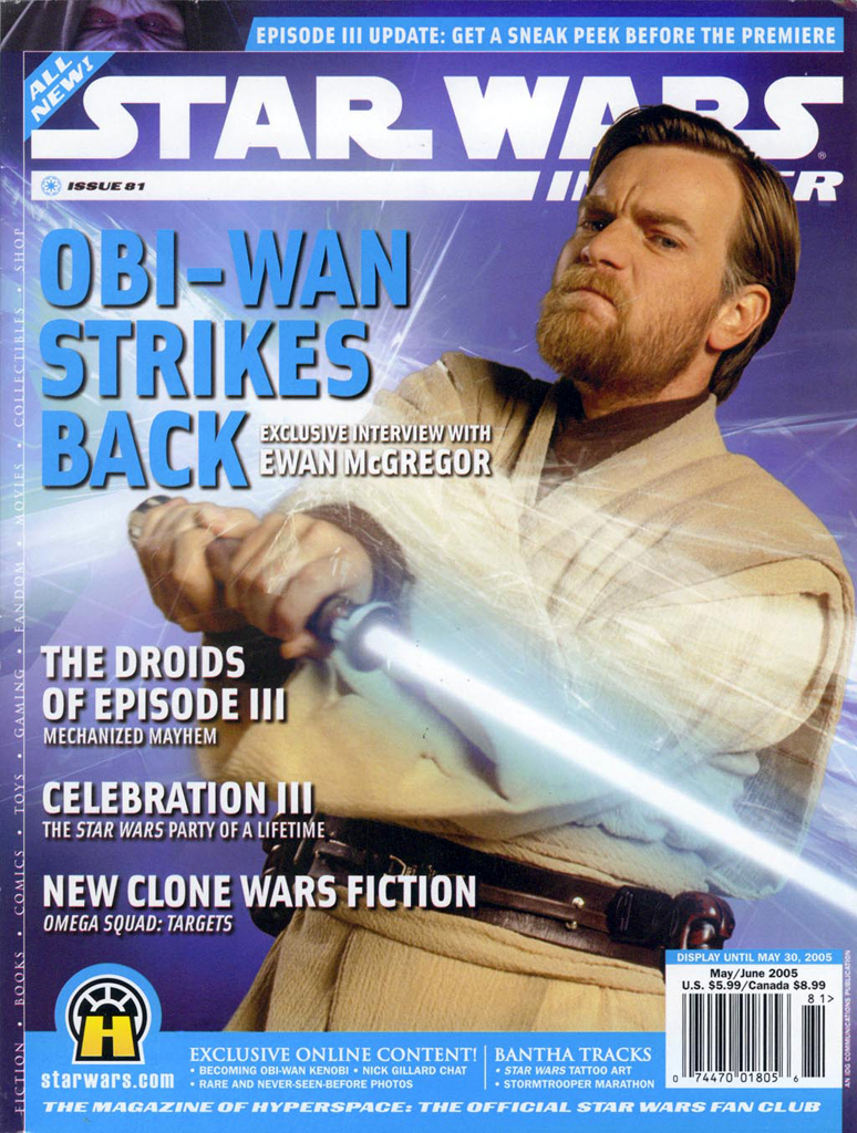 Star Wars INSIDER Magazines Back-Issues Episode Prequels Exclusives Fan-Club