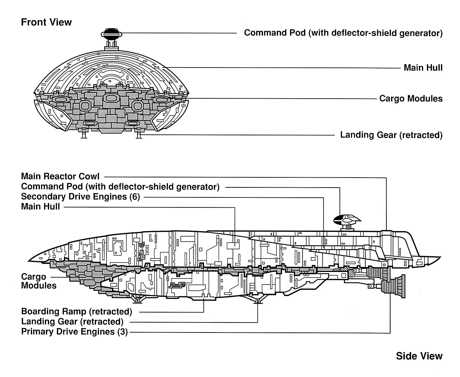 rebel transport ship