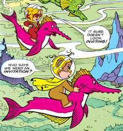 Ewoks underwater