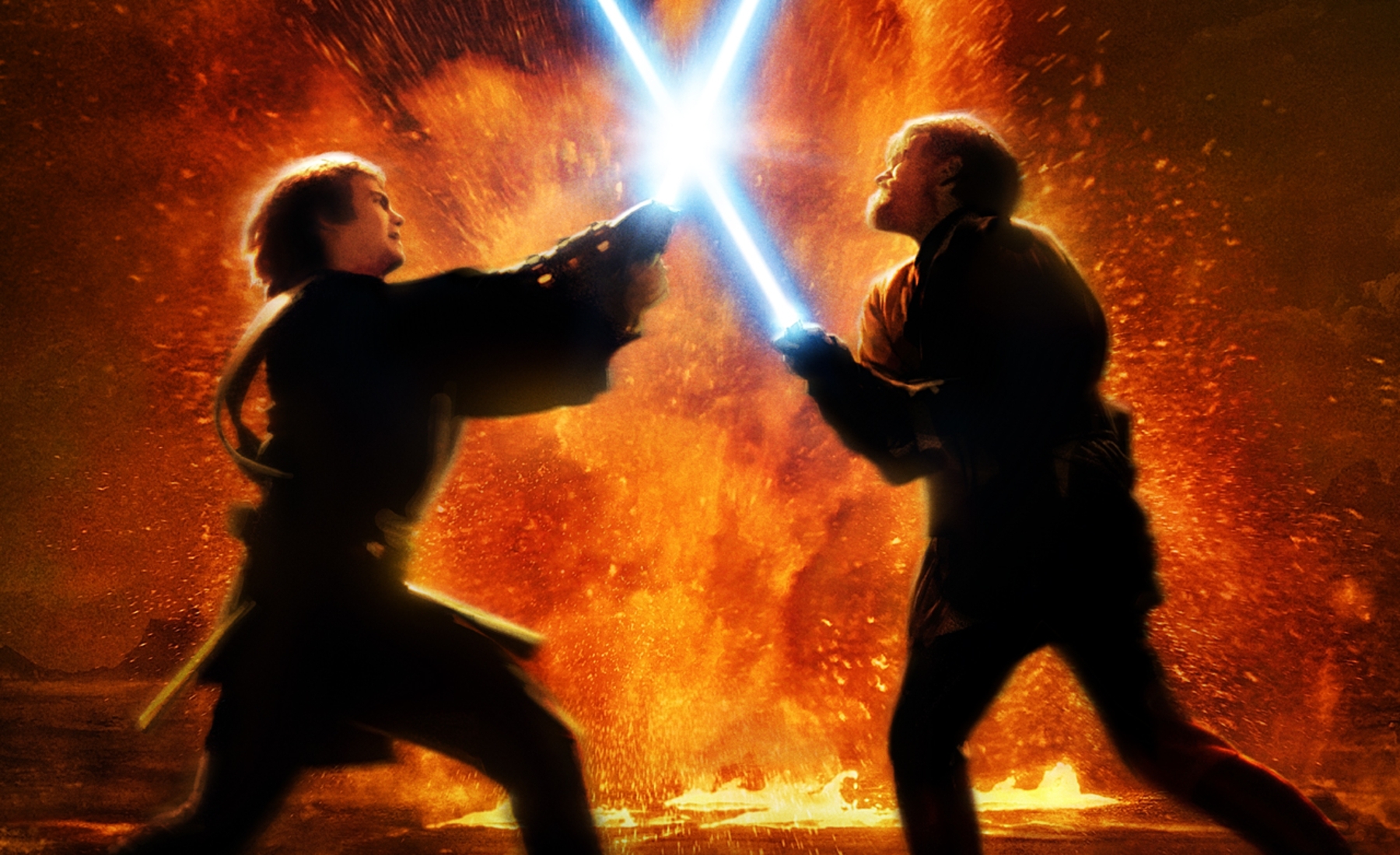 Image result for revenge of the sith lightsaber battle