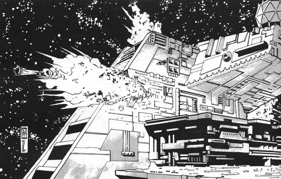 Sun Crusher slices through a Star Destroyer