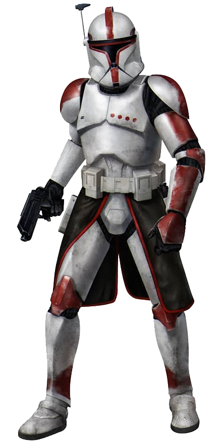 Star Wars Galactic Heroes Phase 1 Orange Clone Trooper