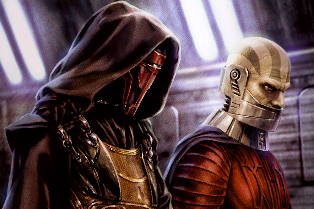 Darth Revan and Darth Malak, Dark Lords of the Sith, Star Wars.