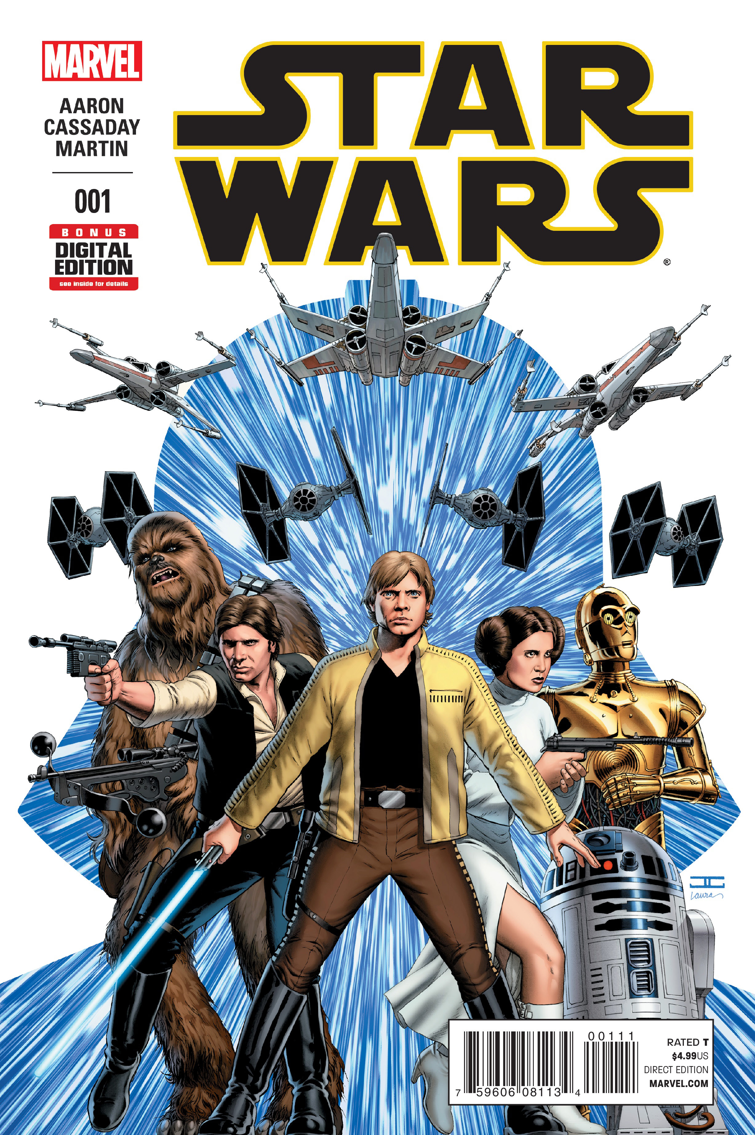 Marvel 2015 Star Wars #1 Hasbro Toy Fair Previews Exclusive Variant Cover Comic