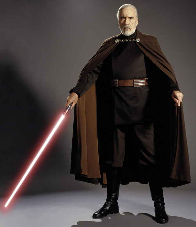 Christopher Lee in star wars