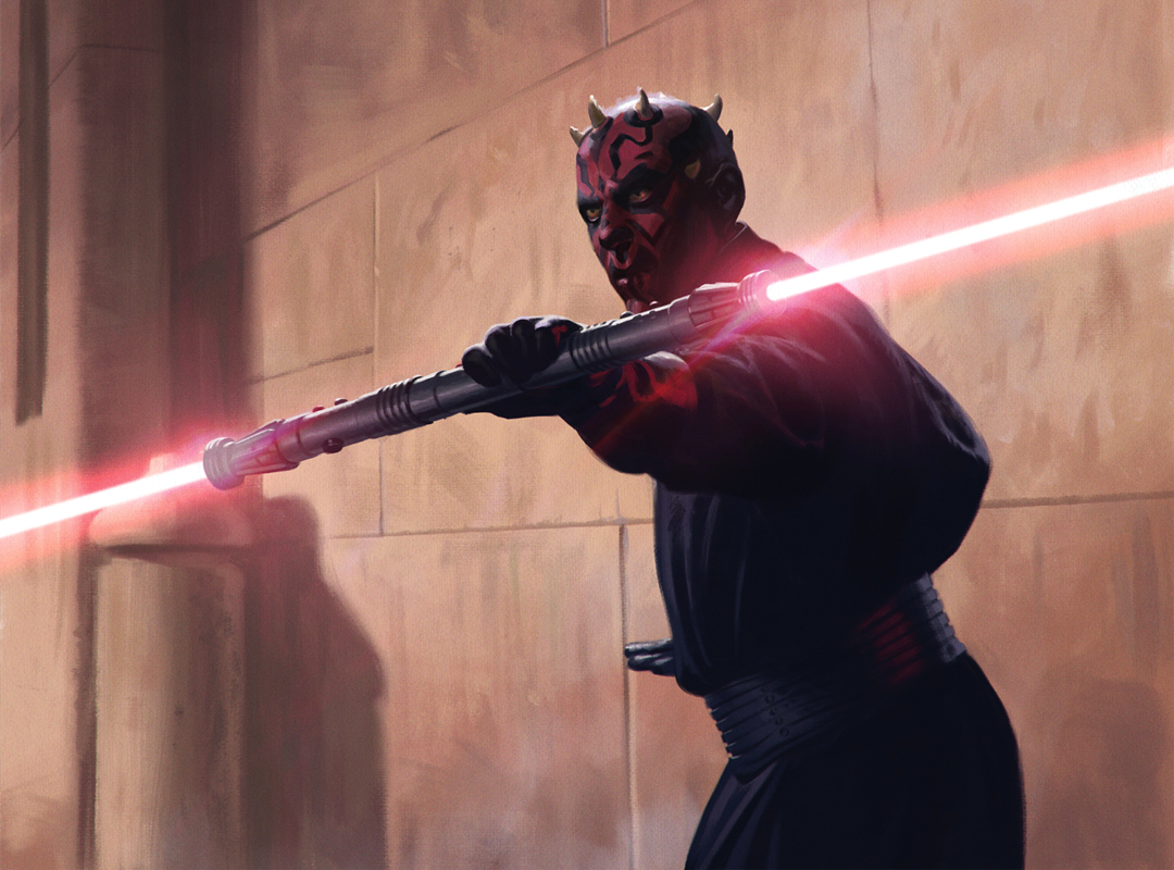 star wars lightsaber darth maul