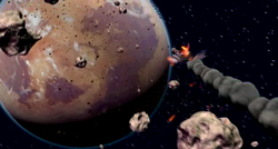 Spacer crashing on Tatooine