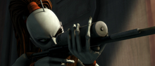 Aurra Sing takes aim