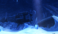 Hoth Enforcer crashed