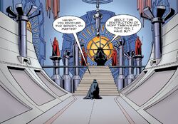 The Emperor's main throne room on Coruscant | Famous Chairs