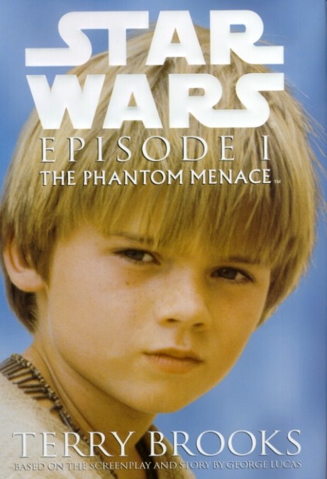 Novel cover featuring Anakin Skywalker