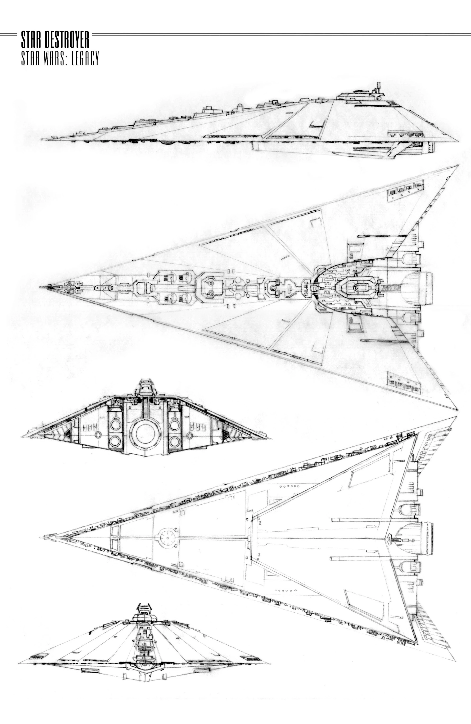 How To Draw A Star Destroyer Step By Step