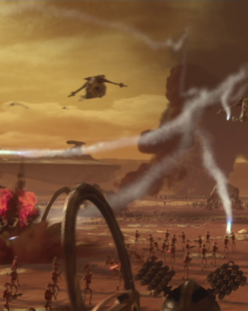 First Battle Of Geonosis Wookieepedia Fandom