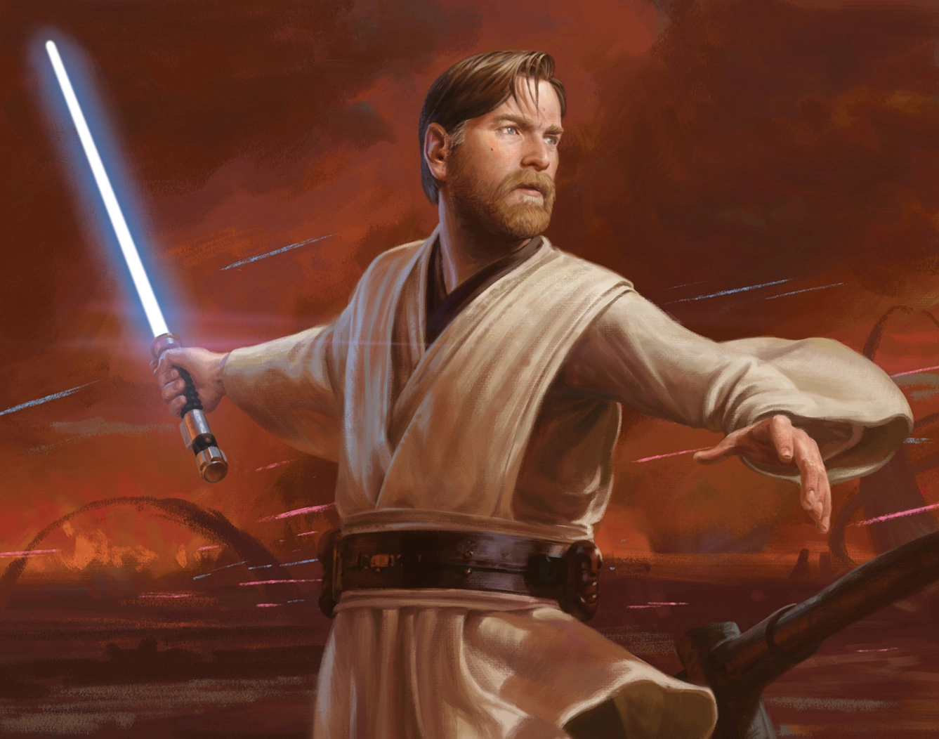 obi wan with lightsaber