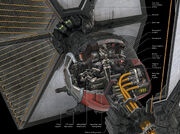 Sf space superiority fighter cross-section