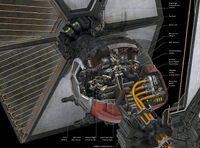 Sf space superiority fighter cross-section