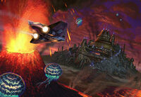 Jedi Landing on Mining Center