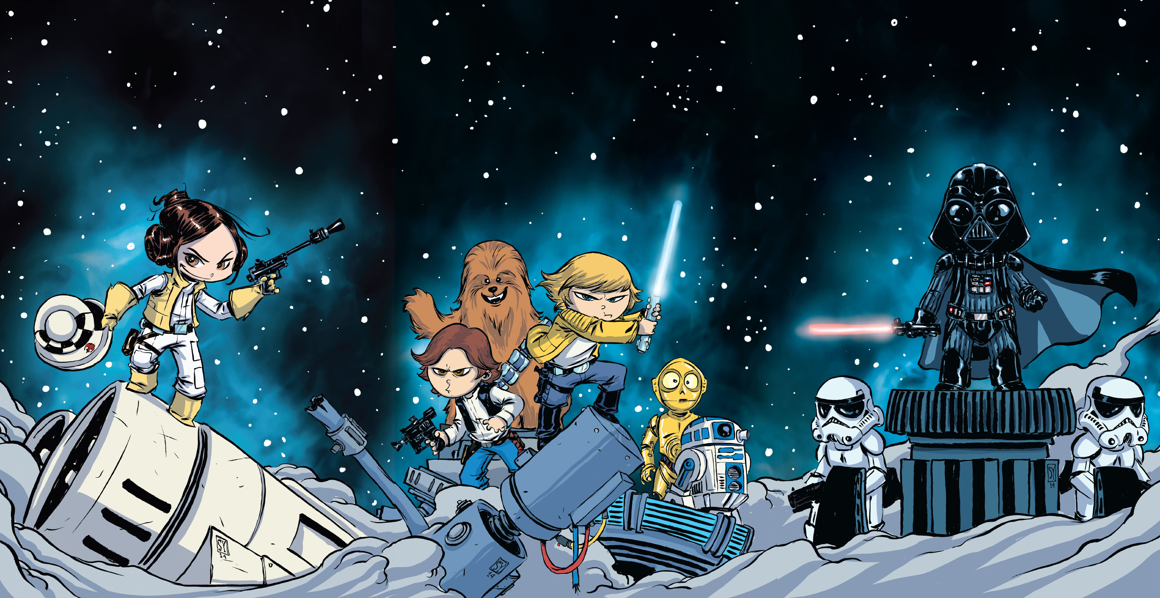Image - Star Wars Marvel 2015 Skottie Young.jpg | Wookieepedia | FANDOM powered by Wikia