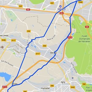 RN306 Clamart-Saclay