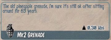Mk2 grenade